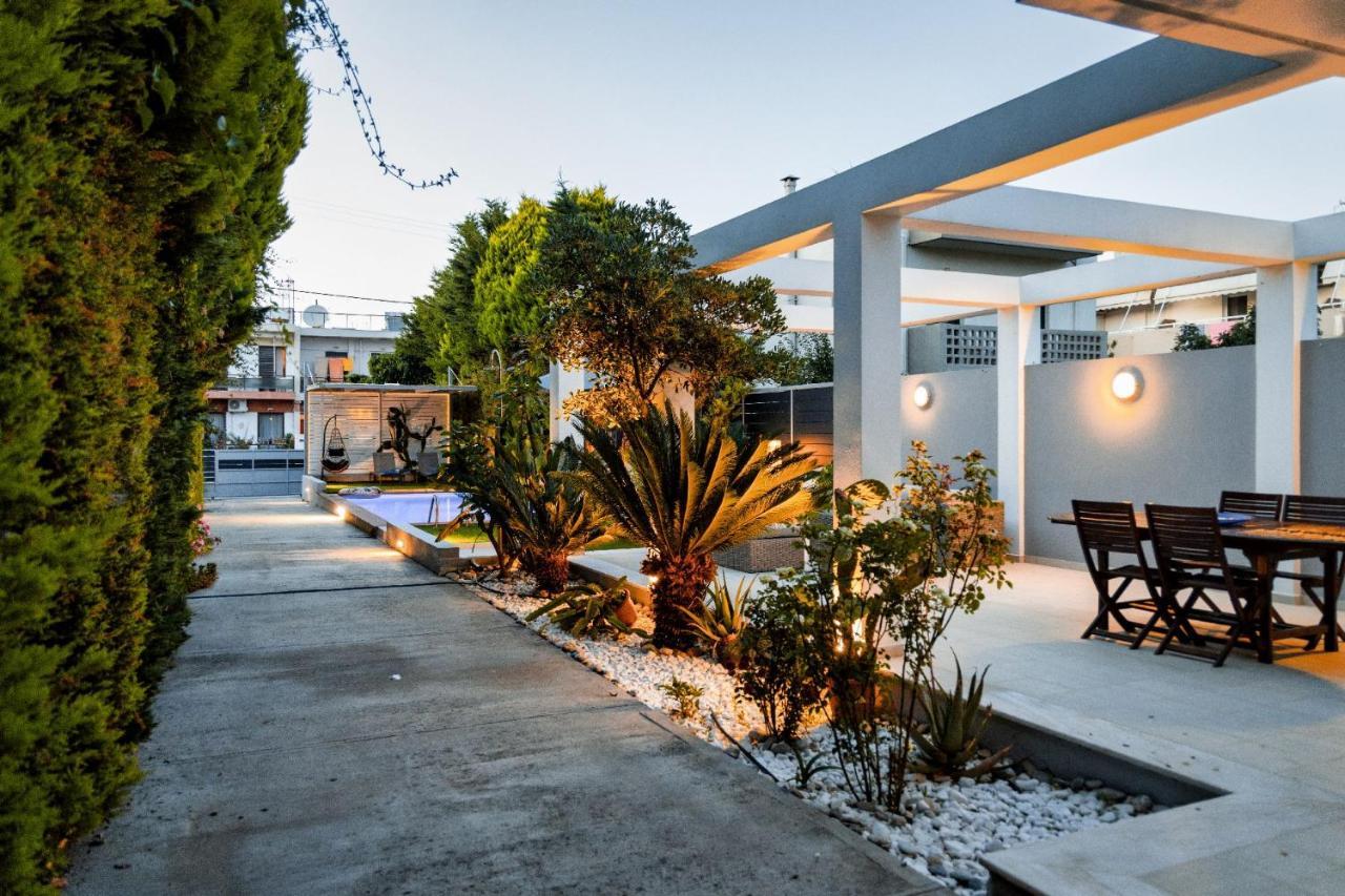 Luxury Villa Hestia Grey With Private Pool Réthimno Kültér fotó